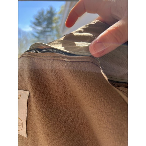 Vintage London Fog Brown Tan Double breasted Lined Trench coat with belt - Picture 11 of 14